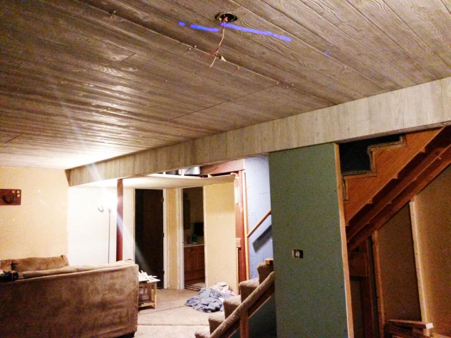 Painting Basement Ceiling Joists Mechanicals Non Wakeboarding