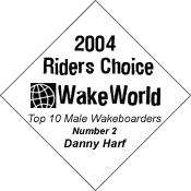 2004 WakeWorld Riders Choice Top Ten Male Riders -- Number Two -- Danny Harf